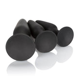 CalExotics Silicone Anal Trainer Kit 3 Graduated Sizes Black > Anal Range > Butt Plug Kits